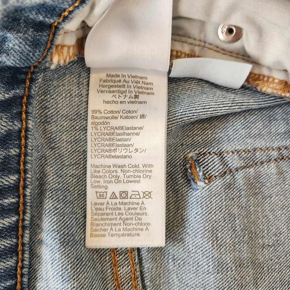 J.Crew Relaxed Boyfriend Jeans Womens 29 Light Wash Distressed High Rise Denim - Picture 5 of 9